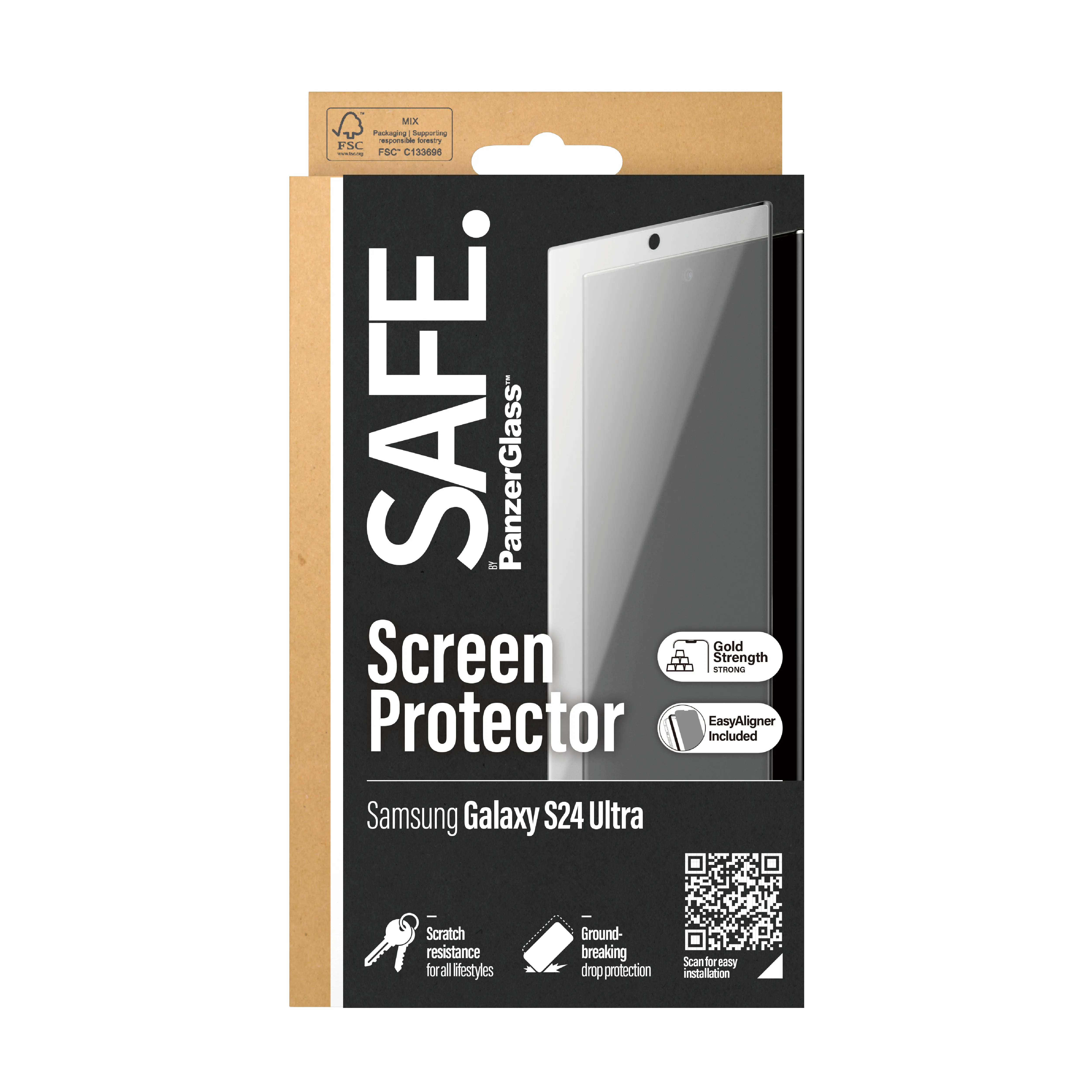PanzerGlass SAFE Ultra-Wide Fit Galaxy S24 Ultra - Screen Protector