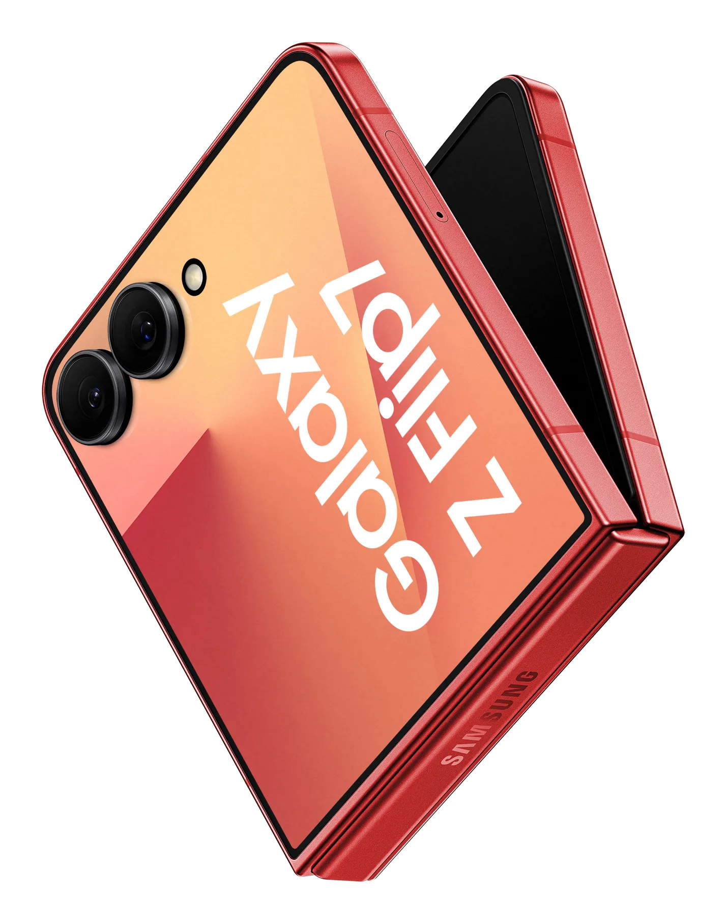 Samsung Galaxy Z Flip7 12/512 Gt -puhelin, Coral Red
