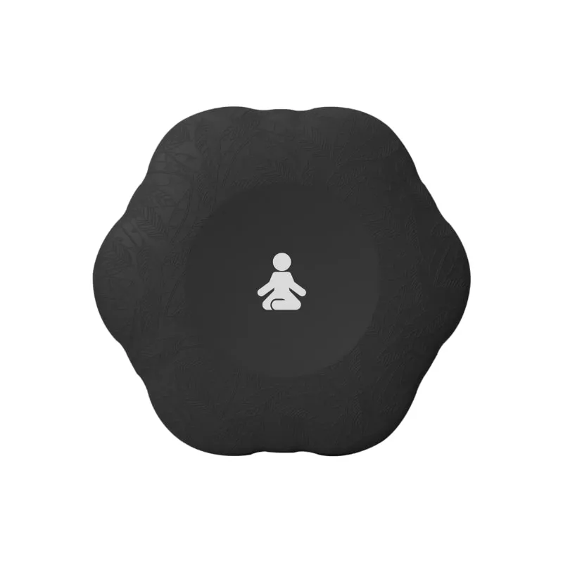 FITPADDY YGPAD01BK yoga kn&auml;- och armb&aring;gsst&ouml;dkuddar, svart, polyuretan, 2-pack