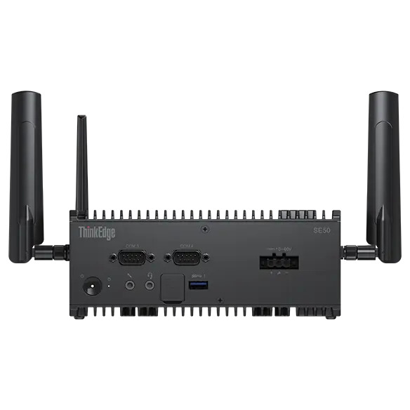 Lenovo ThinkEdge SE50 i5-8365UE, 8 Gt, 128 Gt, Win 10 IoT -minitietokone, musta