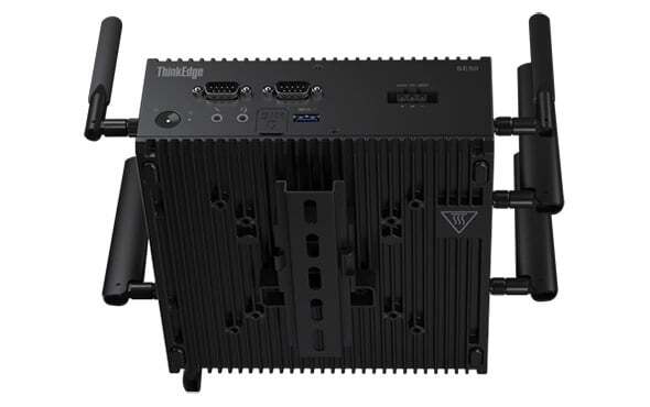 Lenovo ThinkEdge SE50 i5-8365UE, 8 Gt, 128 Gt, Win 10 IoT -minitietokone, musta