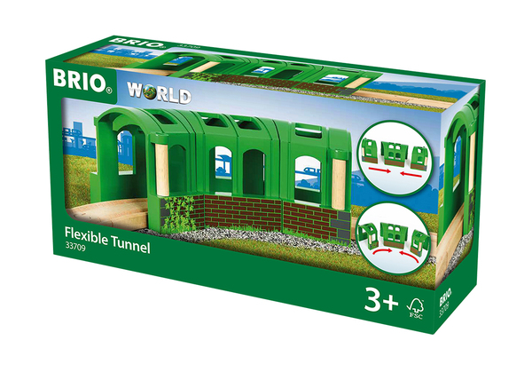 Brio Flexible Tunnel33709, 3pcs