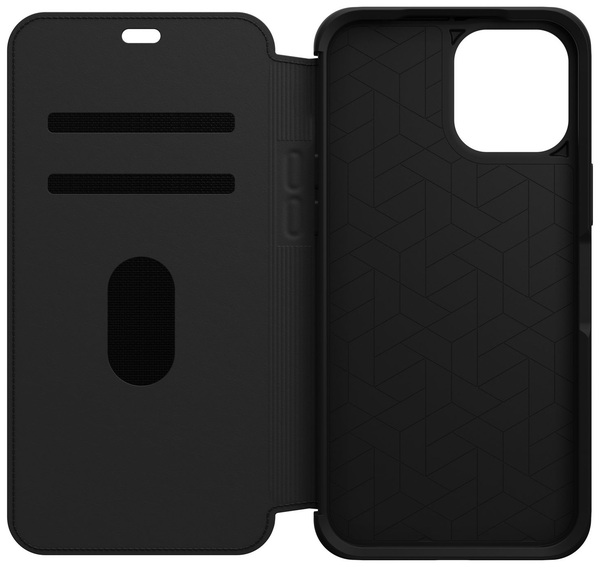 OtterBox Strada, iPhone 12 Pro Max - Wallet Case, Shadow Black