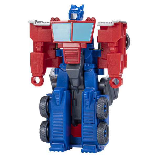 Hasbro Transformers EarthSpark 1-Step Flip Changer Optimus Prime Toy Figure (10 cm Tall)