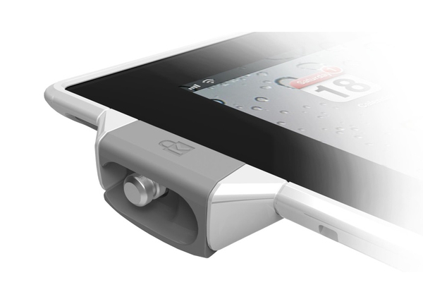 Kensington SecureBack Security - Suojakotelo web tablet -p&auml;&auml;tteelle - valkoinen malleihin Apple iPad 2