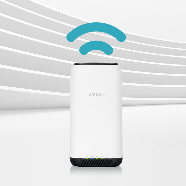 Zyxel NR5101 5G Indoor Router 4G &amp; 5G support, Wifi 6 Two Gigabit Lan Port and 2 Antenna connectors