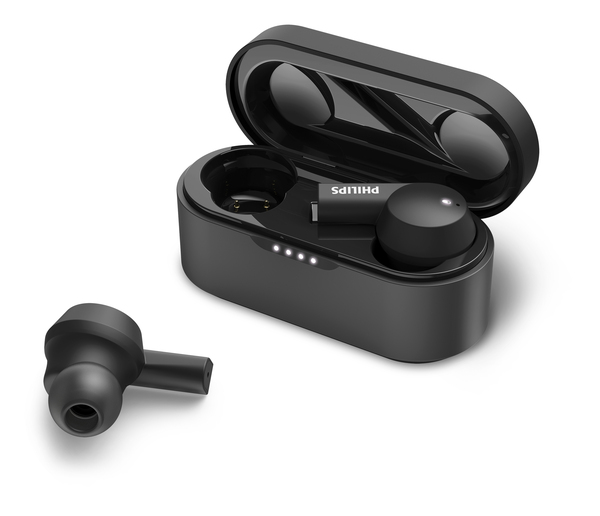 Philips T5505 ANC TWS -langattomat nappikuulokkeet, Musta
