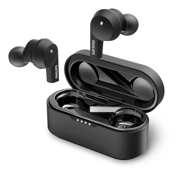 Philips T5505 ANC TWS -langattomat nappikuulokkeet, Musta