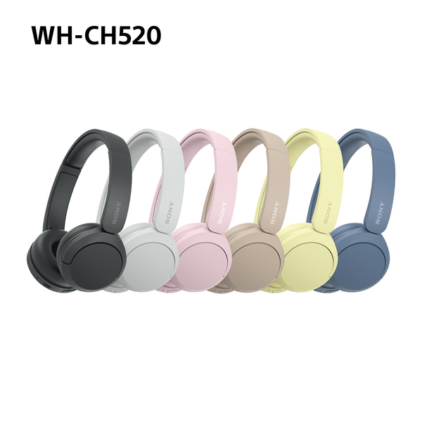 Sony WH-CH520 - wireless headphones, Yellow