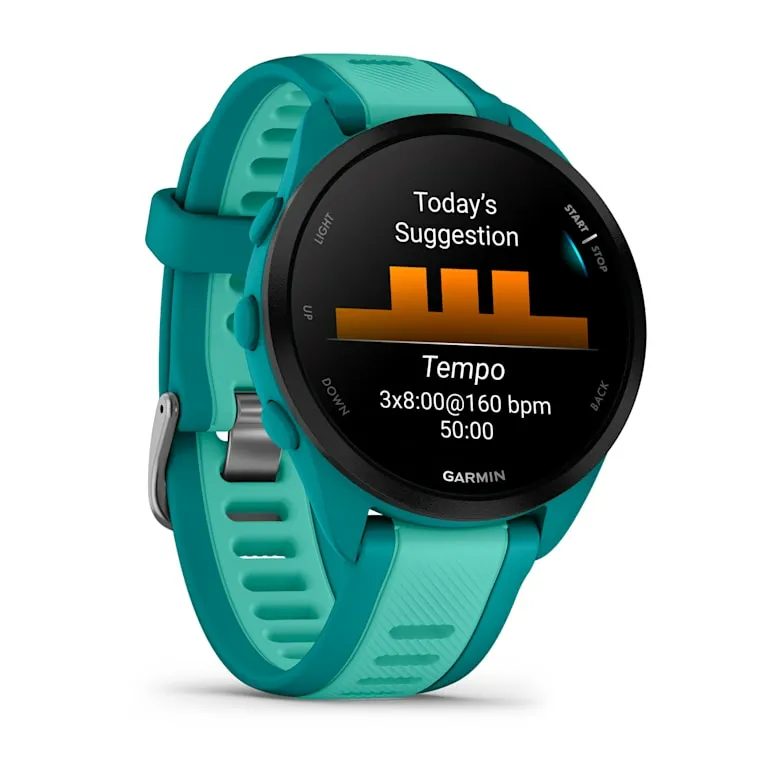 Garmin Forerunner 165 Music - sports watch, Turquoise / Aquamarine