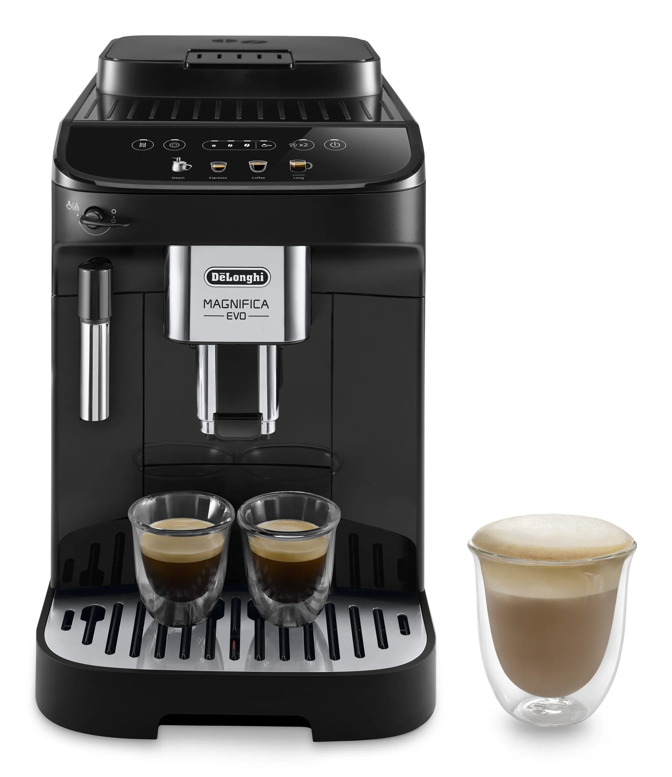 Delonghi Magnifica Evo ECAM290.21.B -espressokeitin, täysautomaattinen, musta