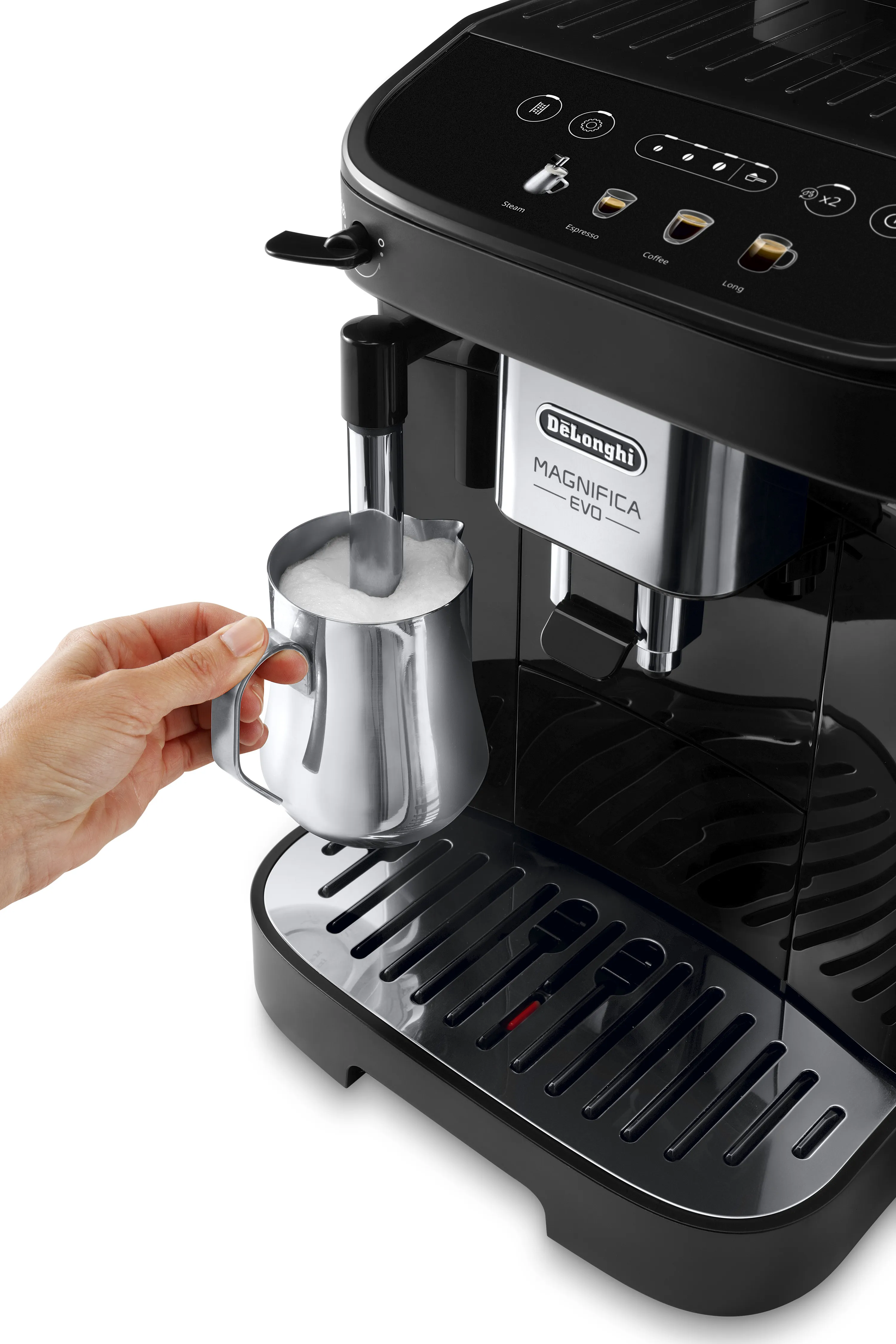 Delonghi Magnifica Evo ECAM290.21.B -espressokeitin, täysautomaattinen, musta