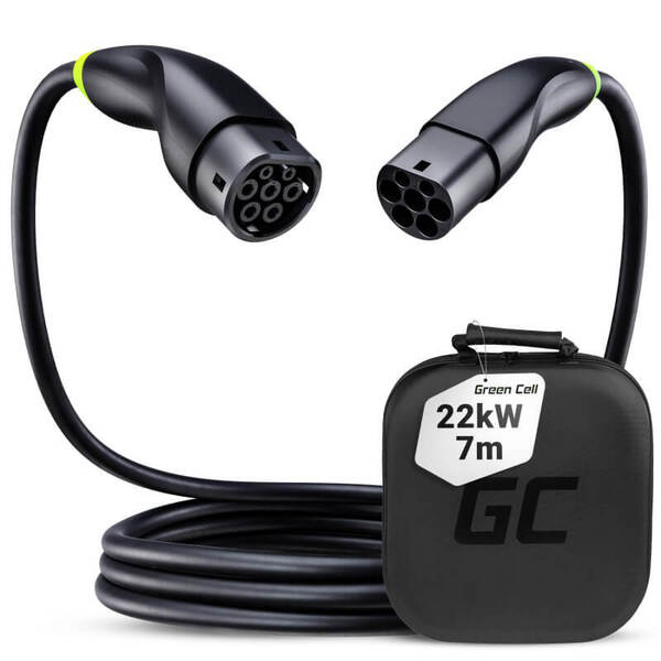 GREENCELL EV Cable Snap 22kW 7m
