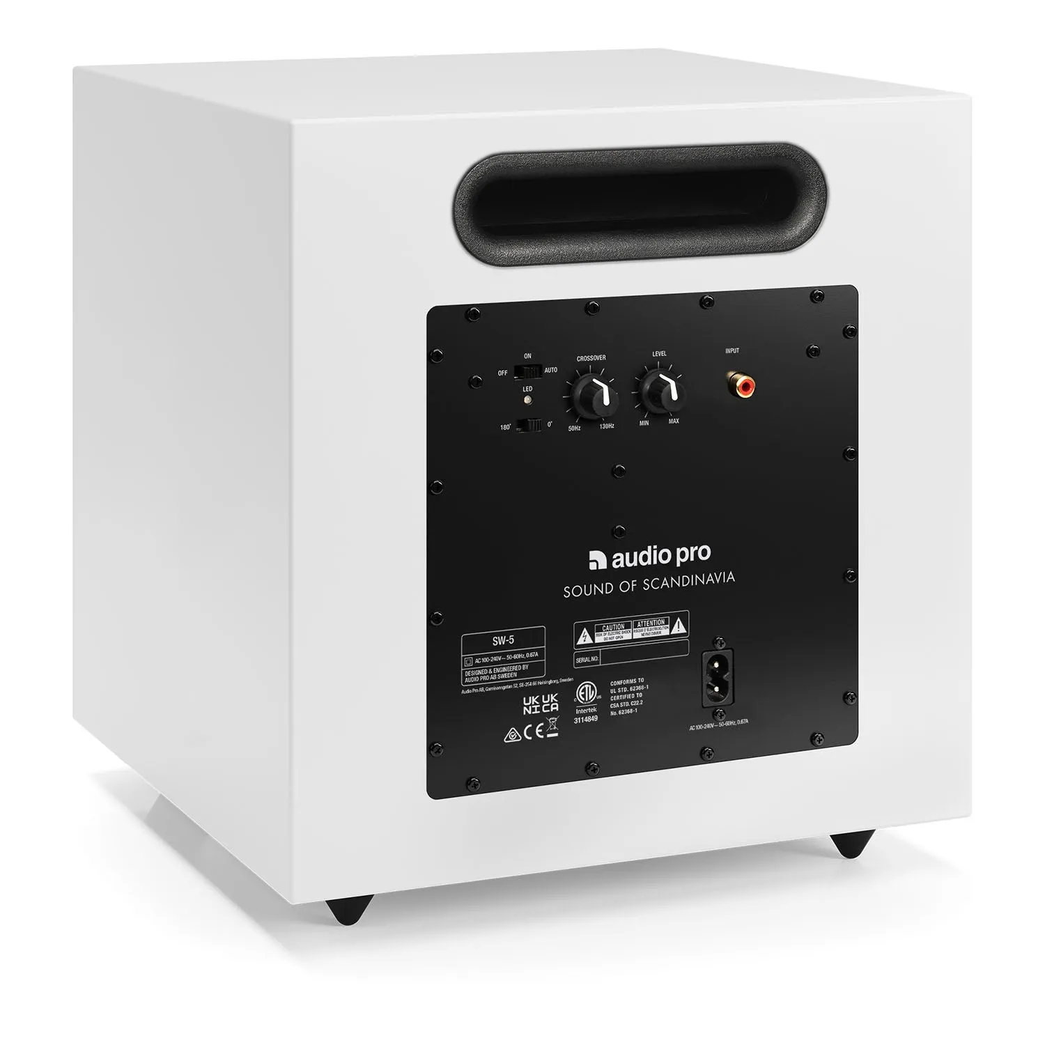 AUDIO PRO Högtalare SW-5 Subwoofer Trådbunden Vit
