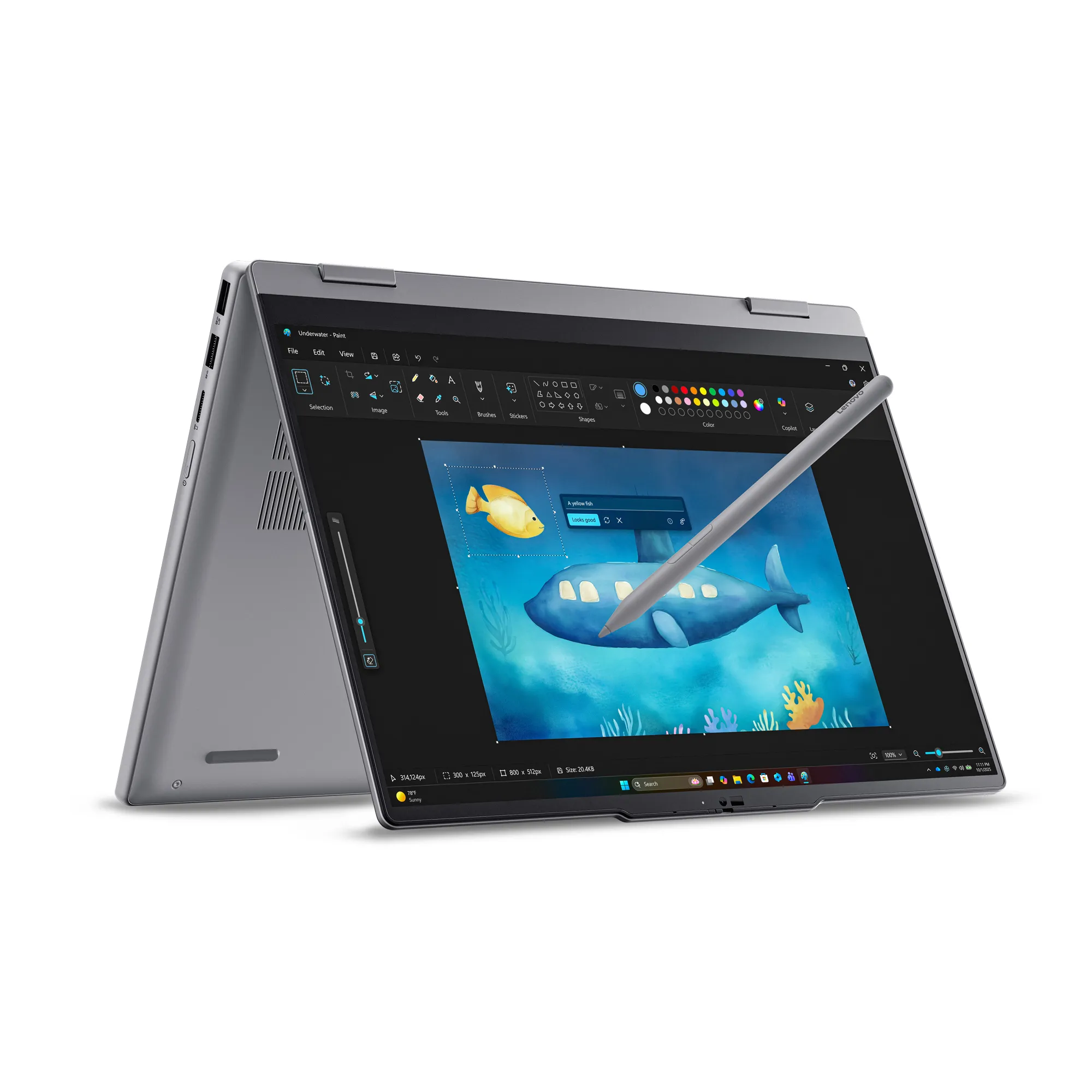 Lenovo ThinkBook 14 2-in-1 Gen 6 14.0" Ultra 5 325, 16 GB, 512 GB, Win 11 Home - b&auml;rbar dator, luna gr&aring;