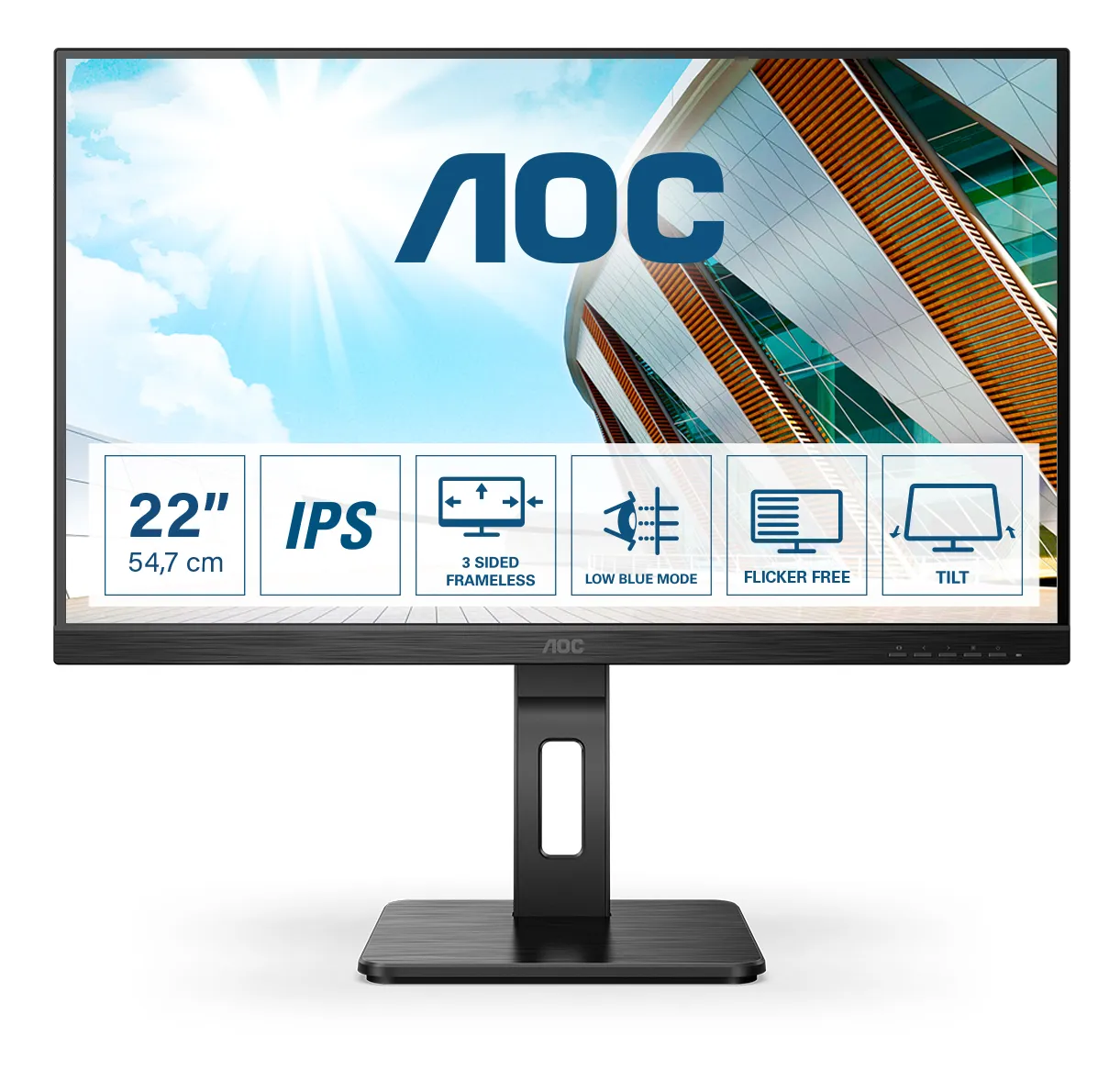AOC 22P2Q 21.5" Full HD, IPS Monitor with USB hub