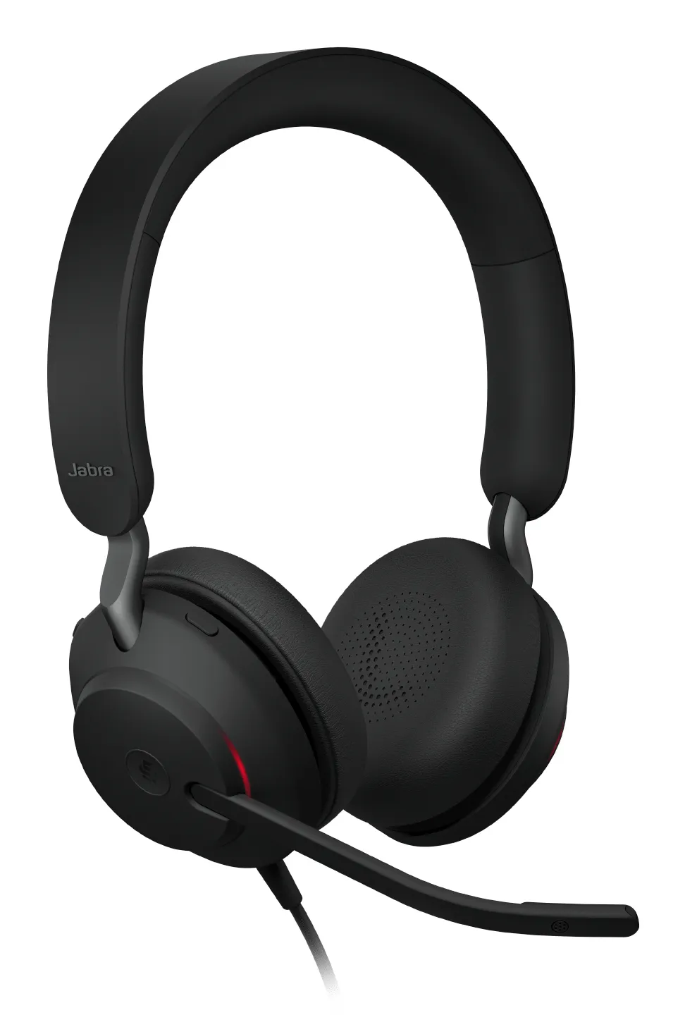 Jabra Evolve2 40 SE UC -kuulokemikrofoni + USB-A/C-sovittimet, musta