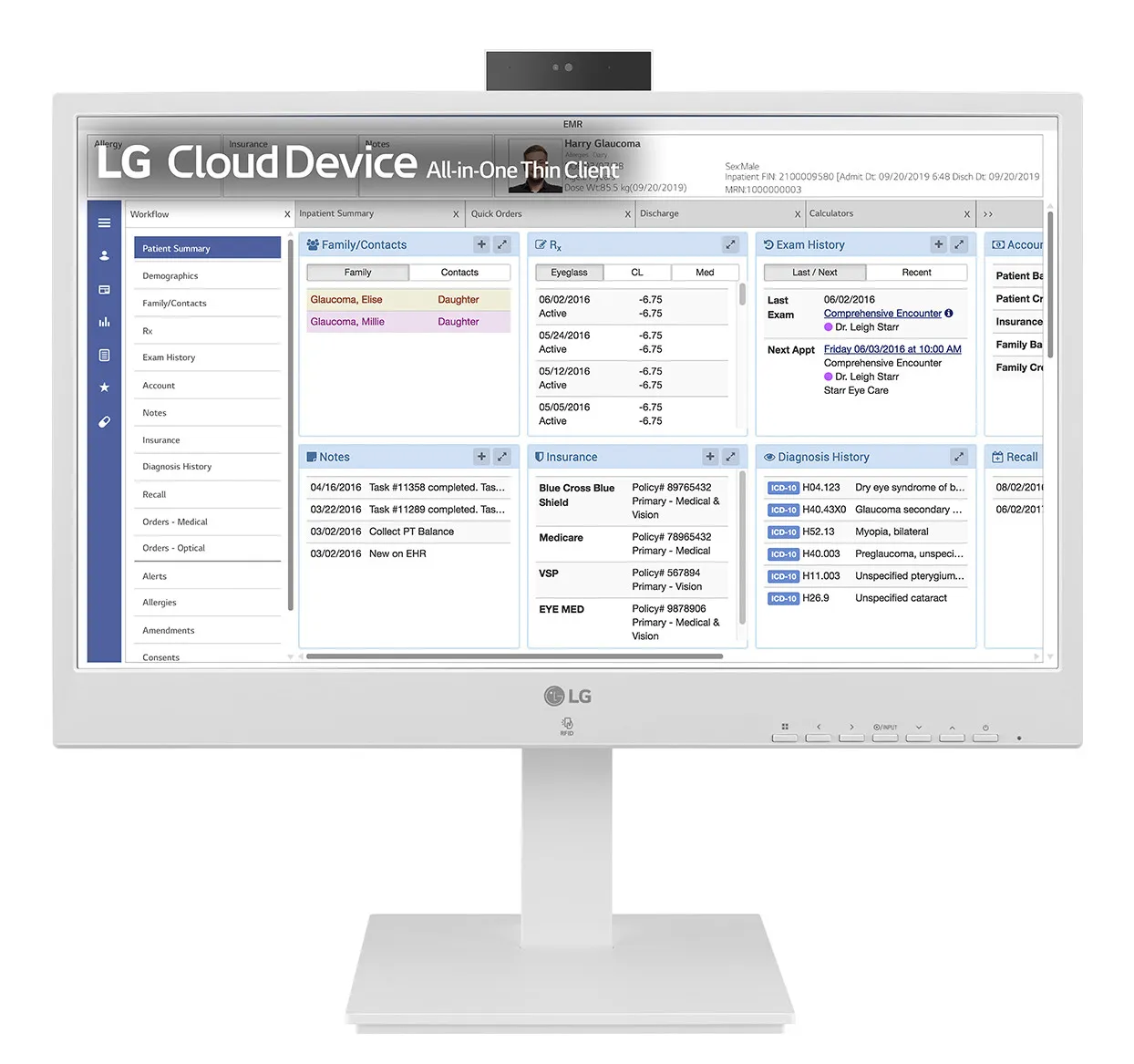 LG 24CR670N-6P N5105, 8 GB, 16 GB All-in-one dator