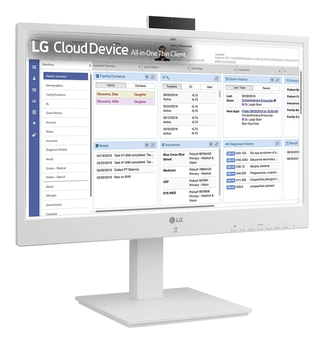 LG 24CR670N-6P N5105, 8 GB, 16 GB All-in-one dator