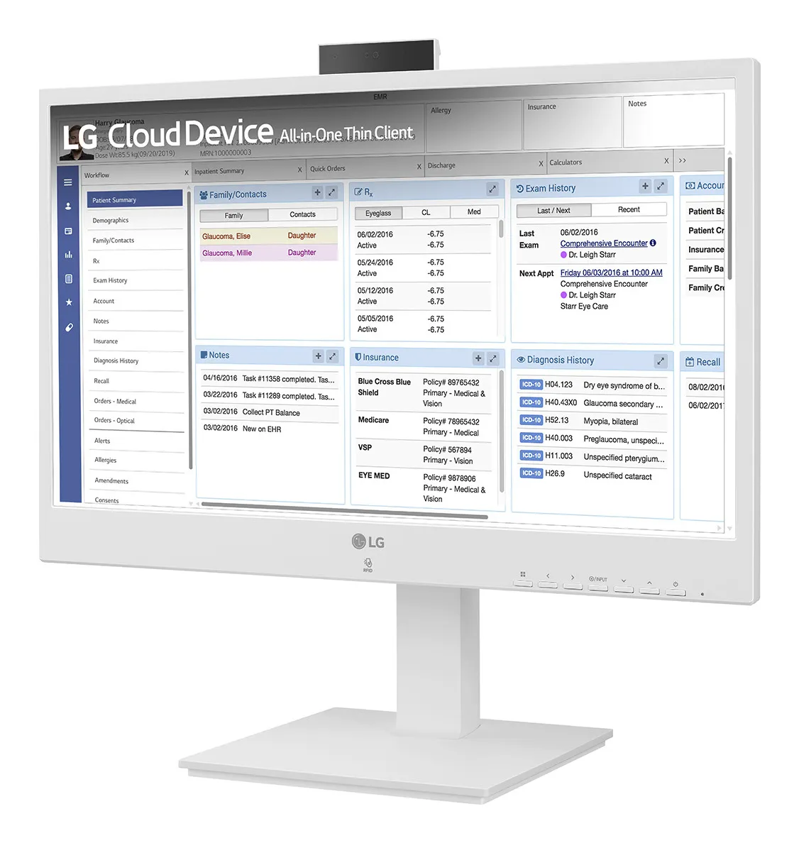 LG 24CR670N-6P N5105, 8GB, 16GB All-in-one