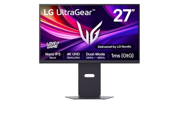 LG 27" UltraGear 27G850A-B 4K UHD, IPS Black - gamingskärm