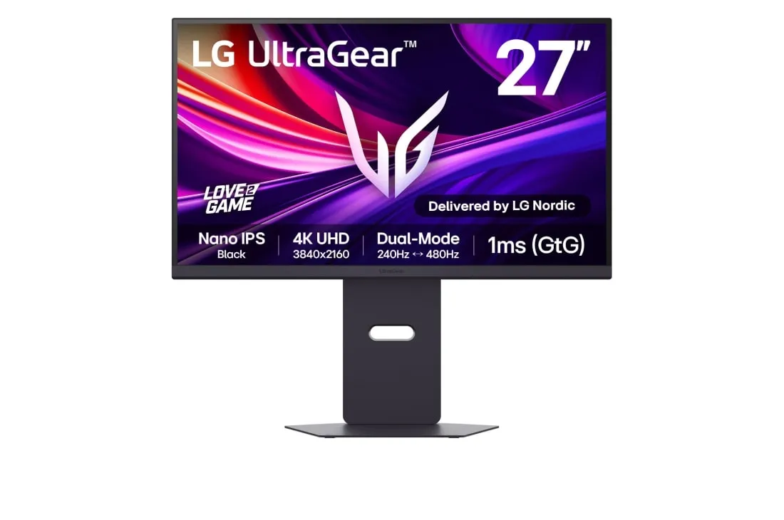 LG 27" UltraGear 27G850A-B 4K UHD, IPS Black -pelinäyttö