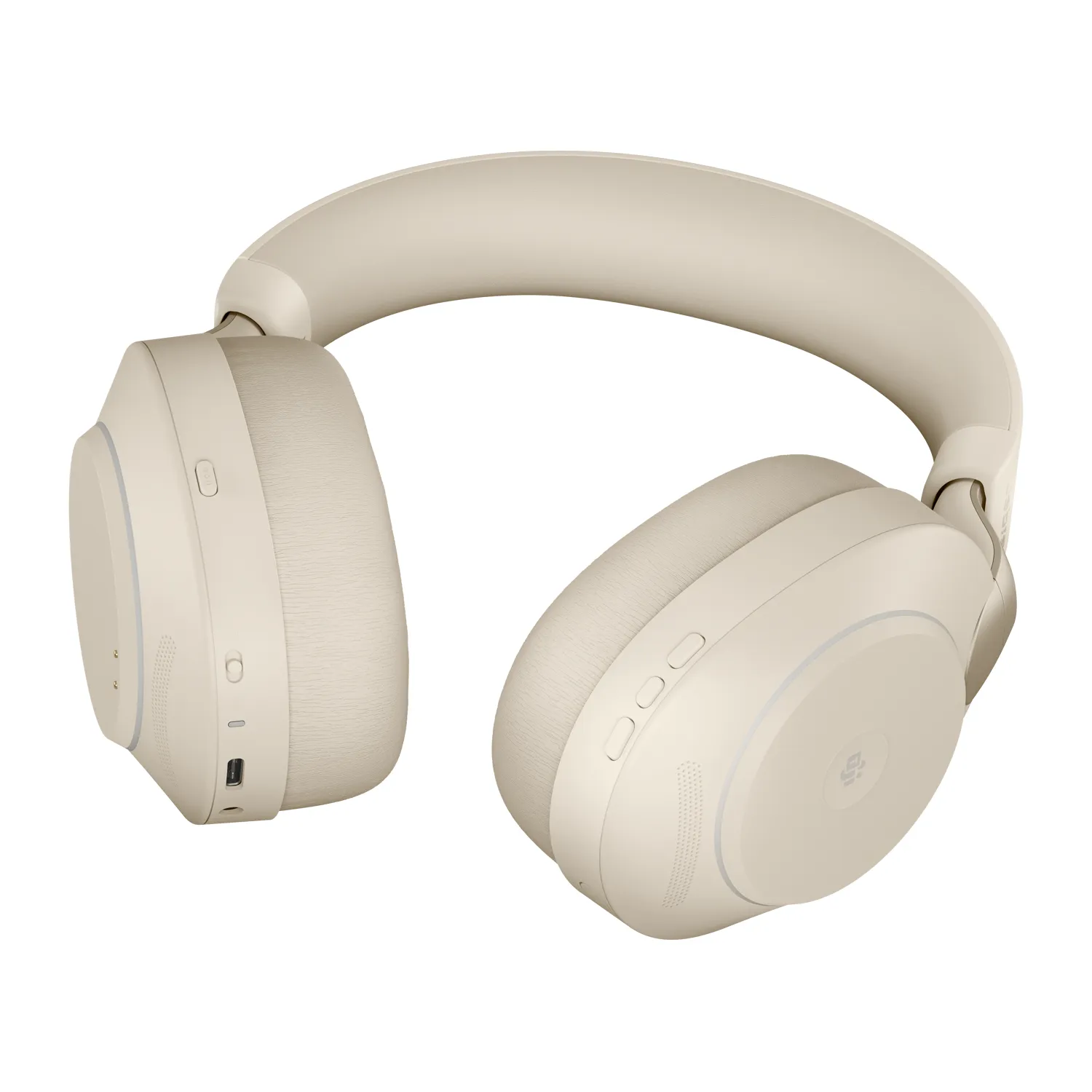 Jabra Evolve2 85 MS Stereo tr&aring;dl&ouml;s headset + USB-C-adapter, beige