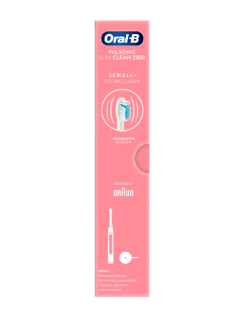 Braun Oral-B Pulsonic Slim Clean 2000 - electric toothbrush, pink