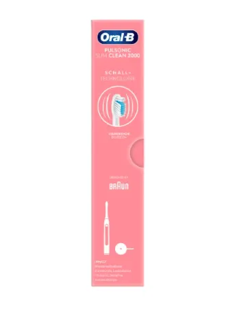 Braun Oral-B Pulsonic Slim Clean 2000 - electric toothbrush, pink
