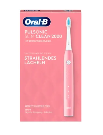 Braun Oral-B Pulsonic Slim Clean 2000 - electric toothbrush, pink