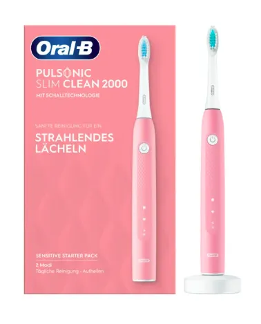 Braun Oral-B Pulsonic Slim Clean 2000 - electric toothbrush, pink