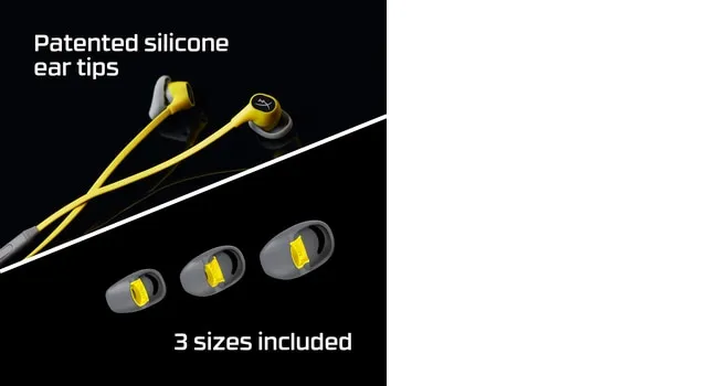 HyperX Cloud Earbuds -pelinappikuulokkeet mikrofonilla, punainen/musta