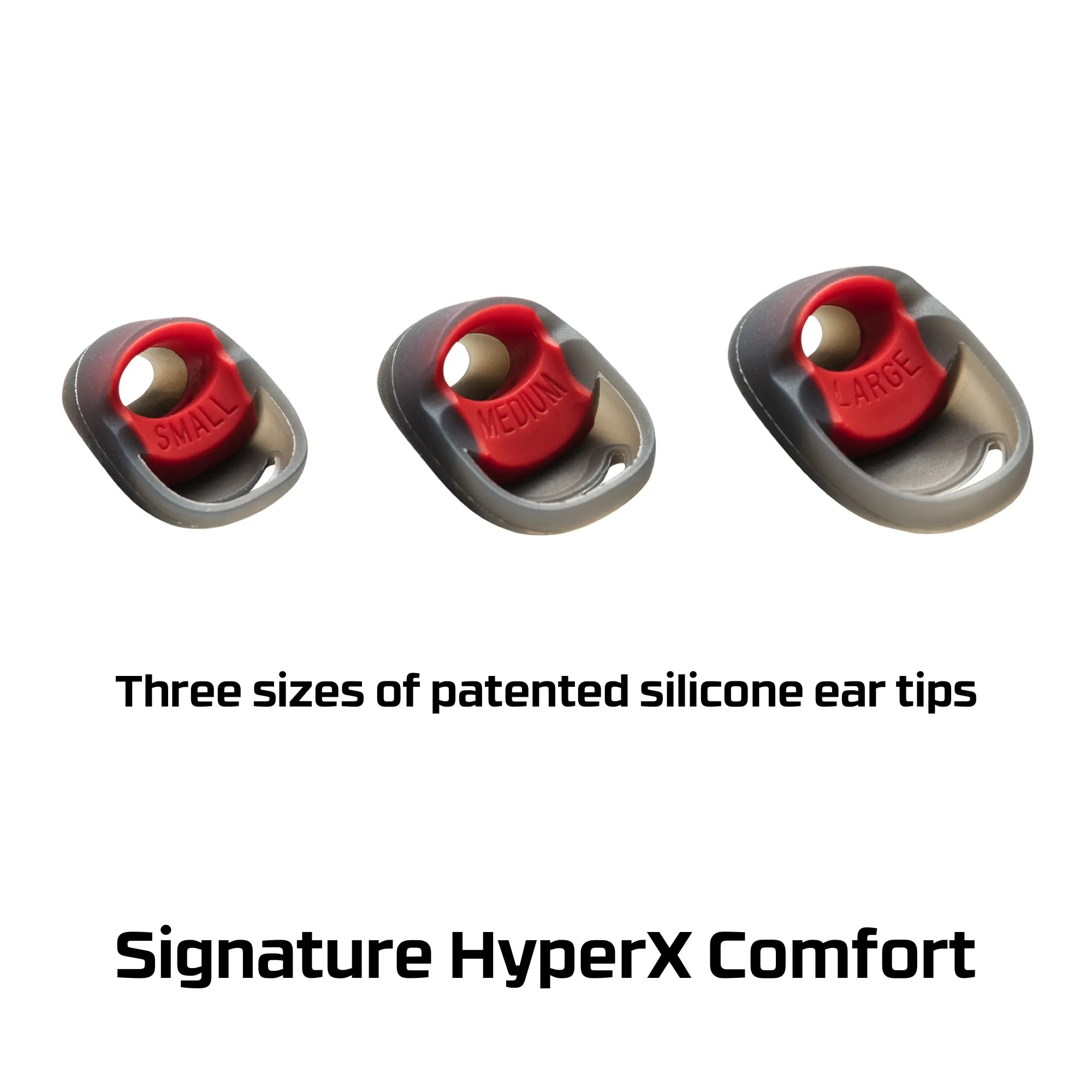 HyperX Cloud Earbuds -pelinappikuulokkeet mikrofonilla, punainen/musta