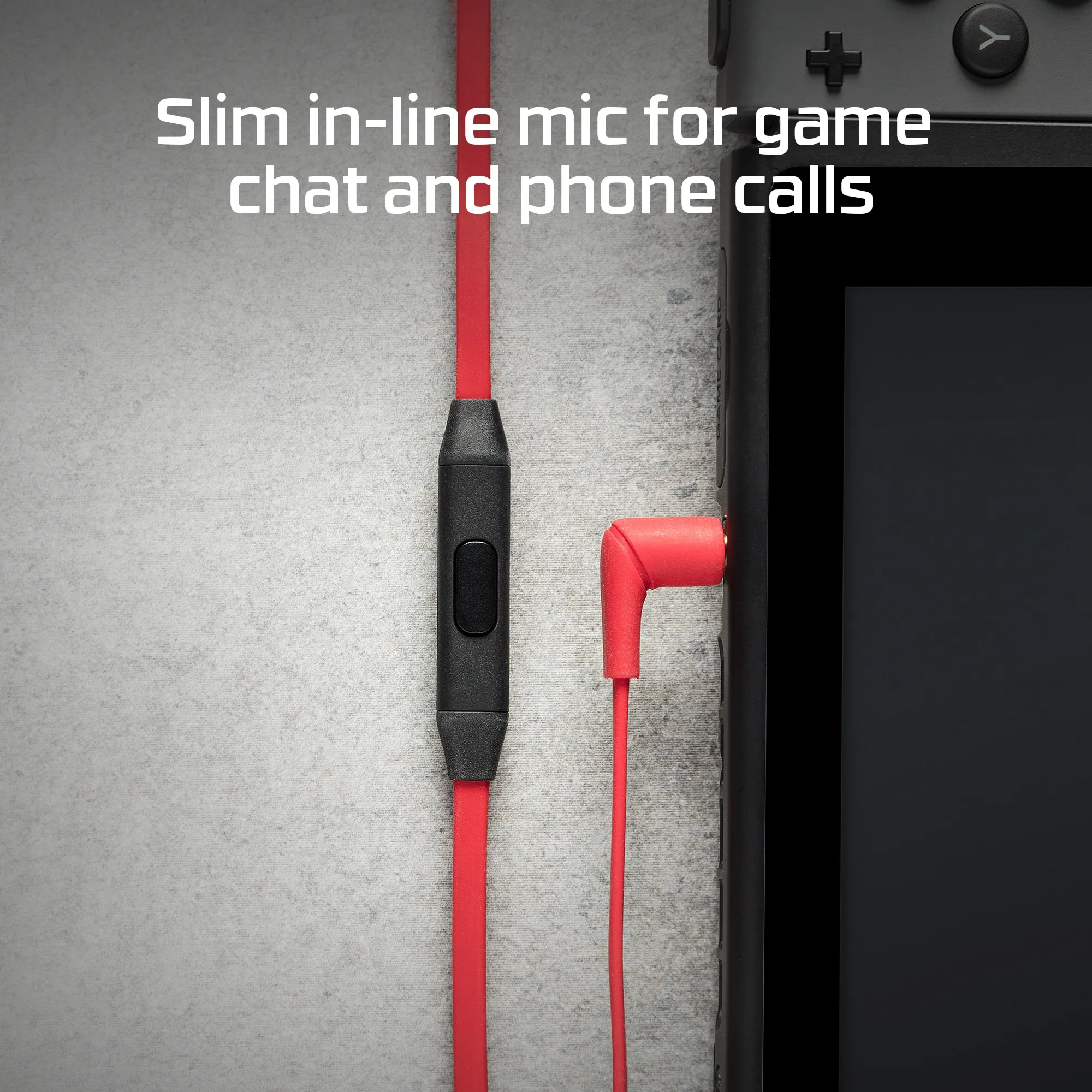 HyperX Cloud Earbuds -pelinappikuulokkeet mikrofonilla, punainen/musta