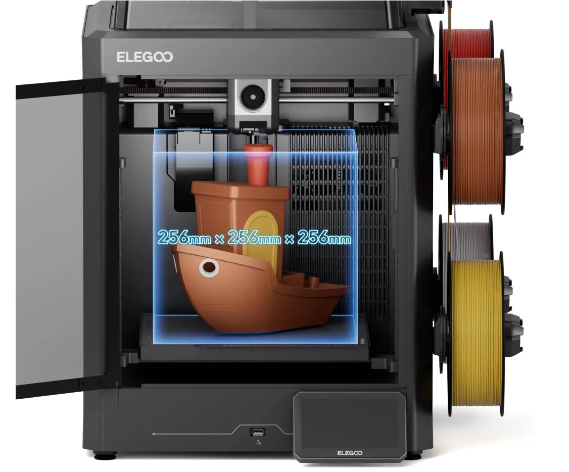 ELEGOO Centauri Carbon 2 Combo 256 mm -3D-tulostin