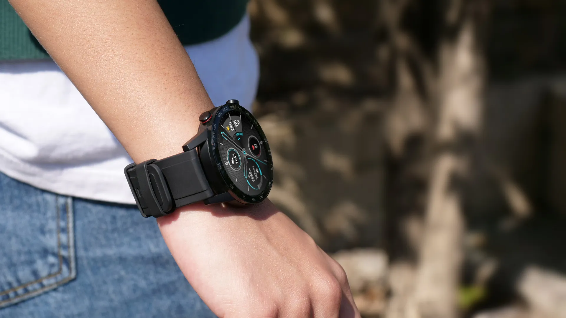 Honor MagicWatch 2, 46mm, Silicone Wristband - smartwatch, Charcoal Black