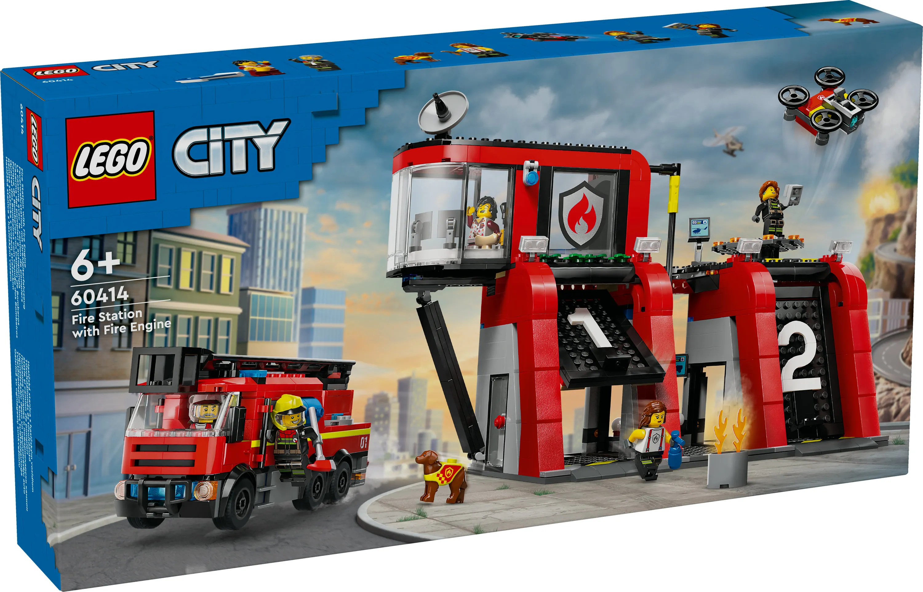 Lego City Paloasema ja paloauto 60414