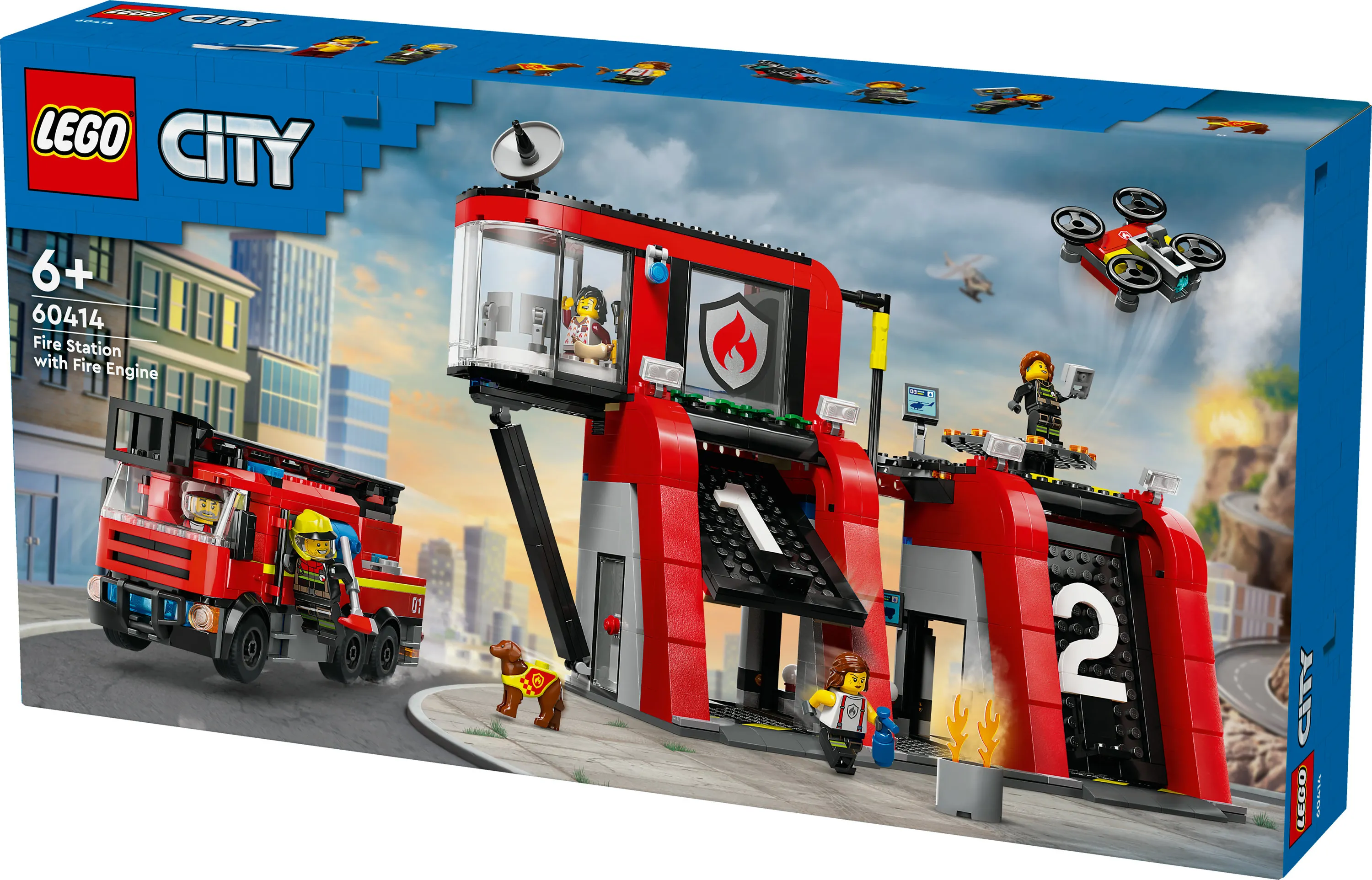 Lego City Paloasema ja paloauto 60414