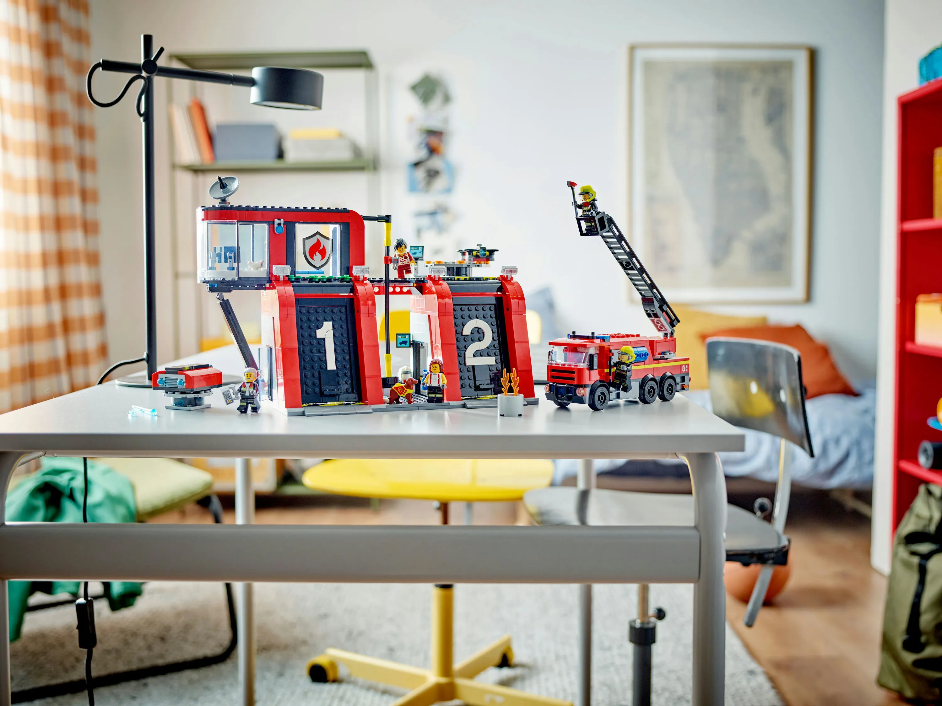 Lego City Paloasema ja paloauto 60414