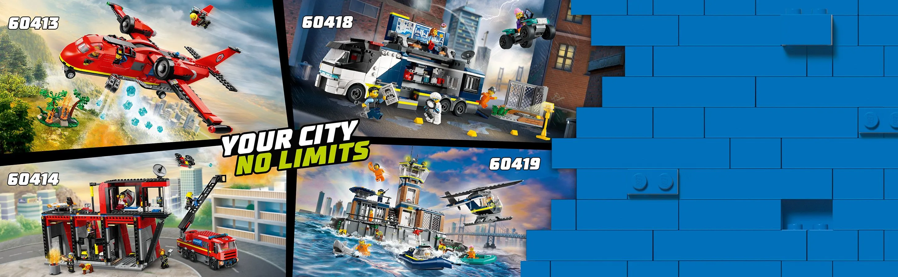 Lego City Paloasema ja paloauto 60414