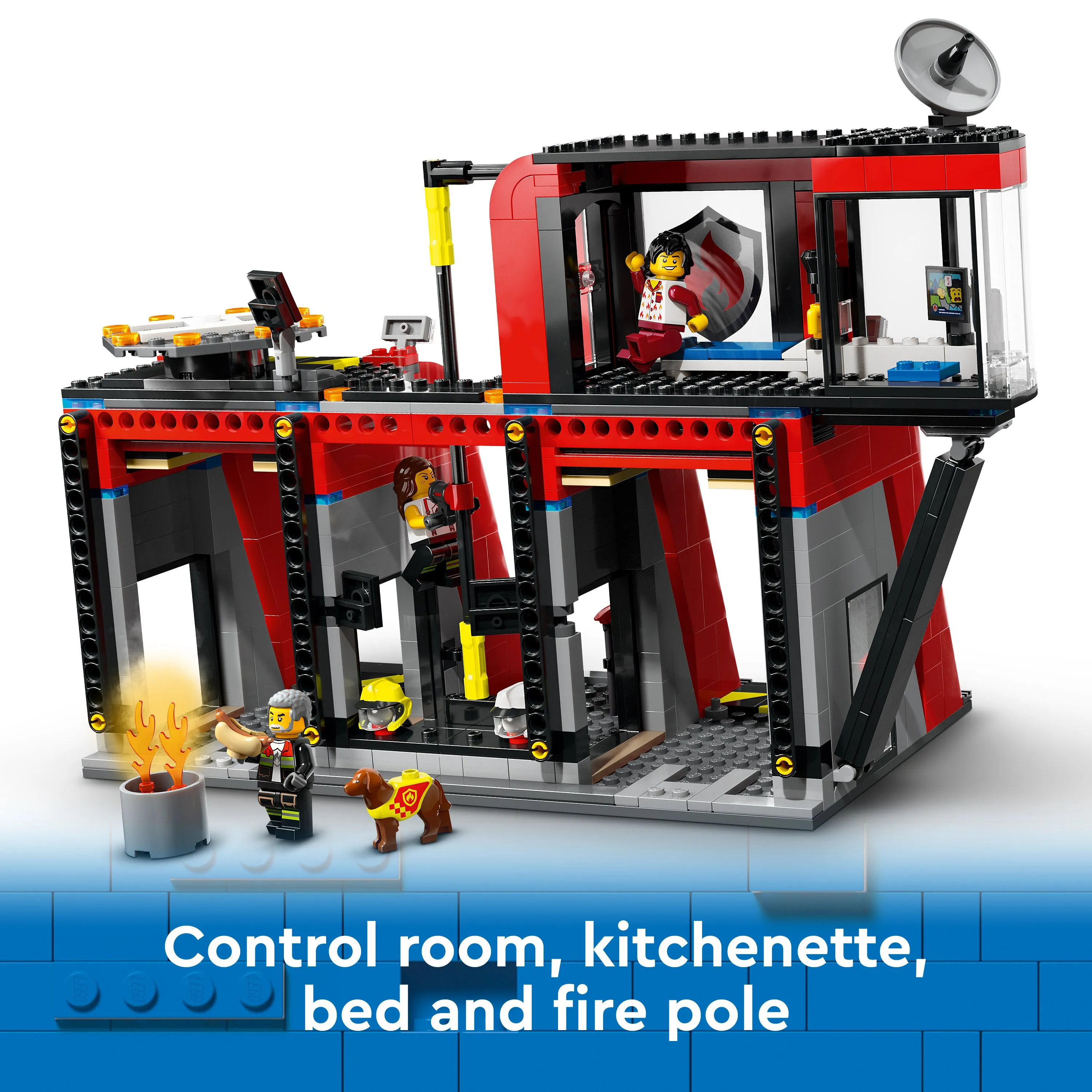 Lego City Paloasema ja paloauto 60414