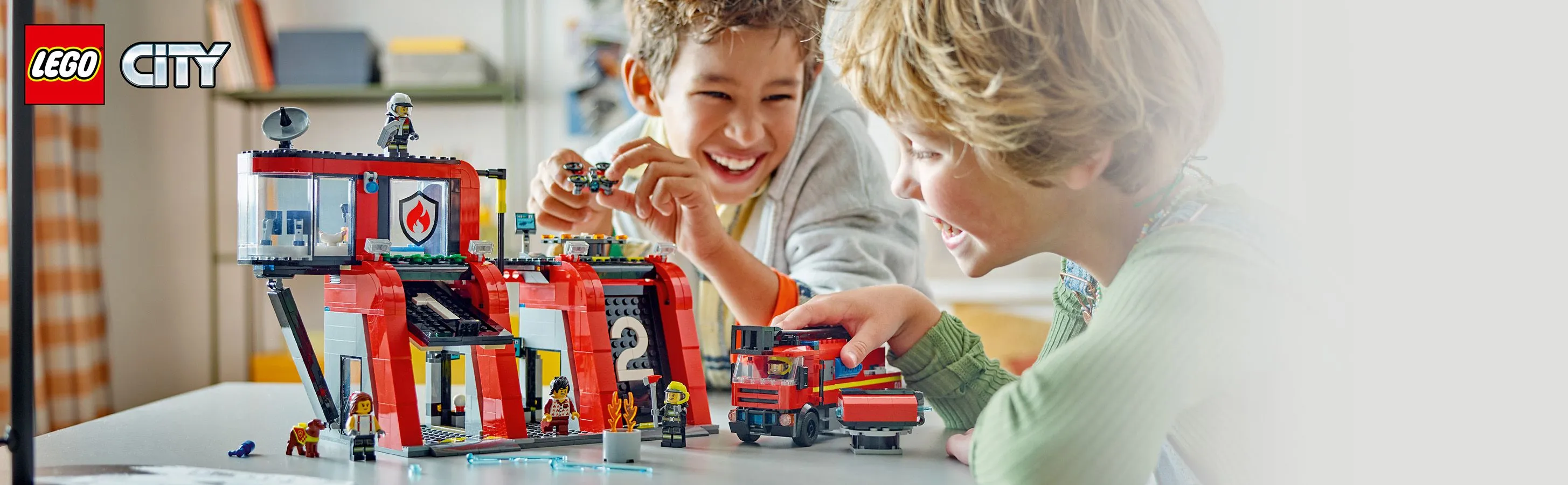 Lego City Paloasema ja paloauto 60414