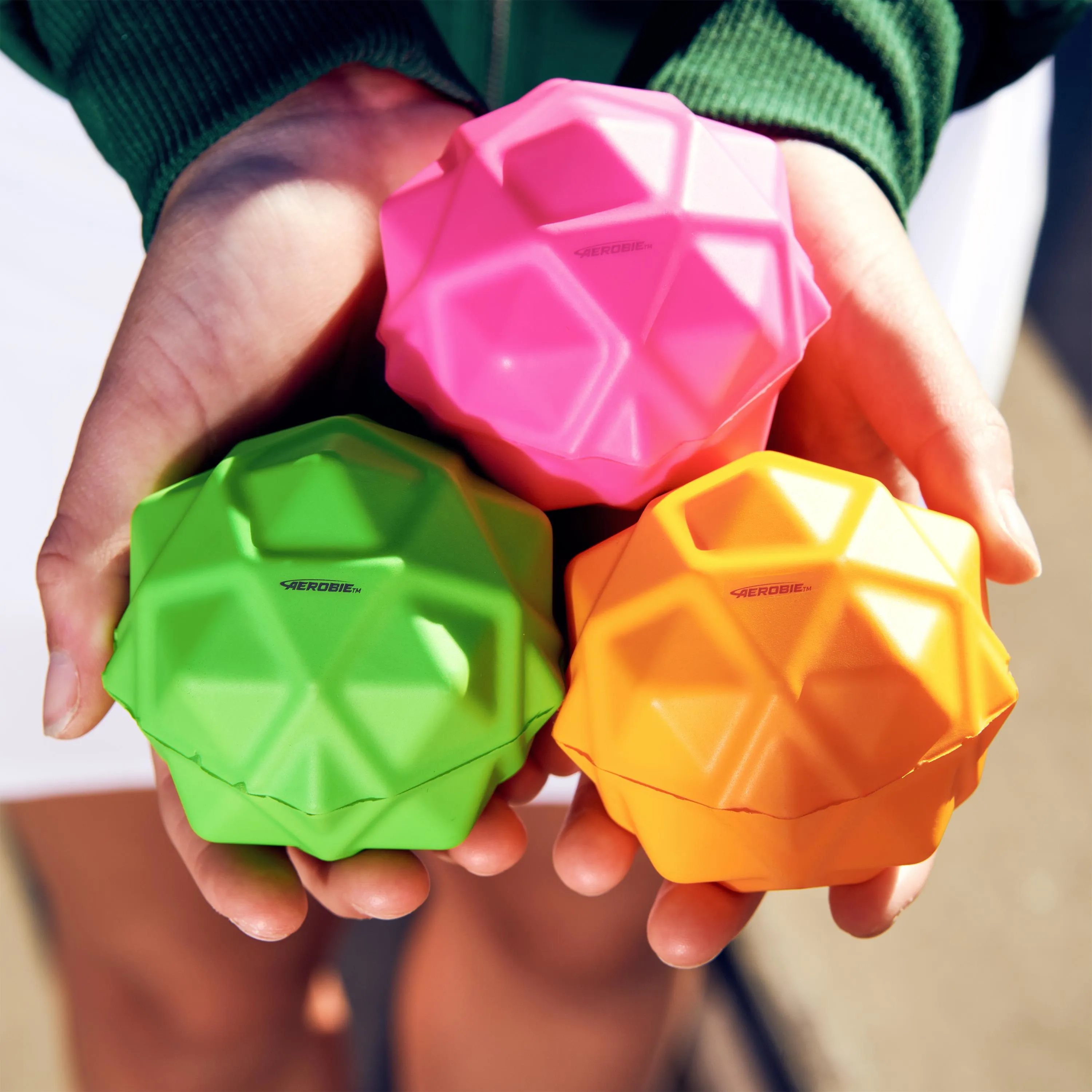 Spin Master Aerobie Sonic Bounce Ball Pack of 3, garden play device