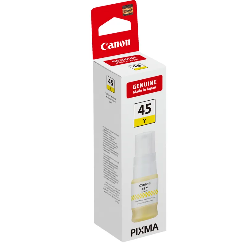 Canon GI-45 -mustepullo, 40 ml, keltainen