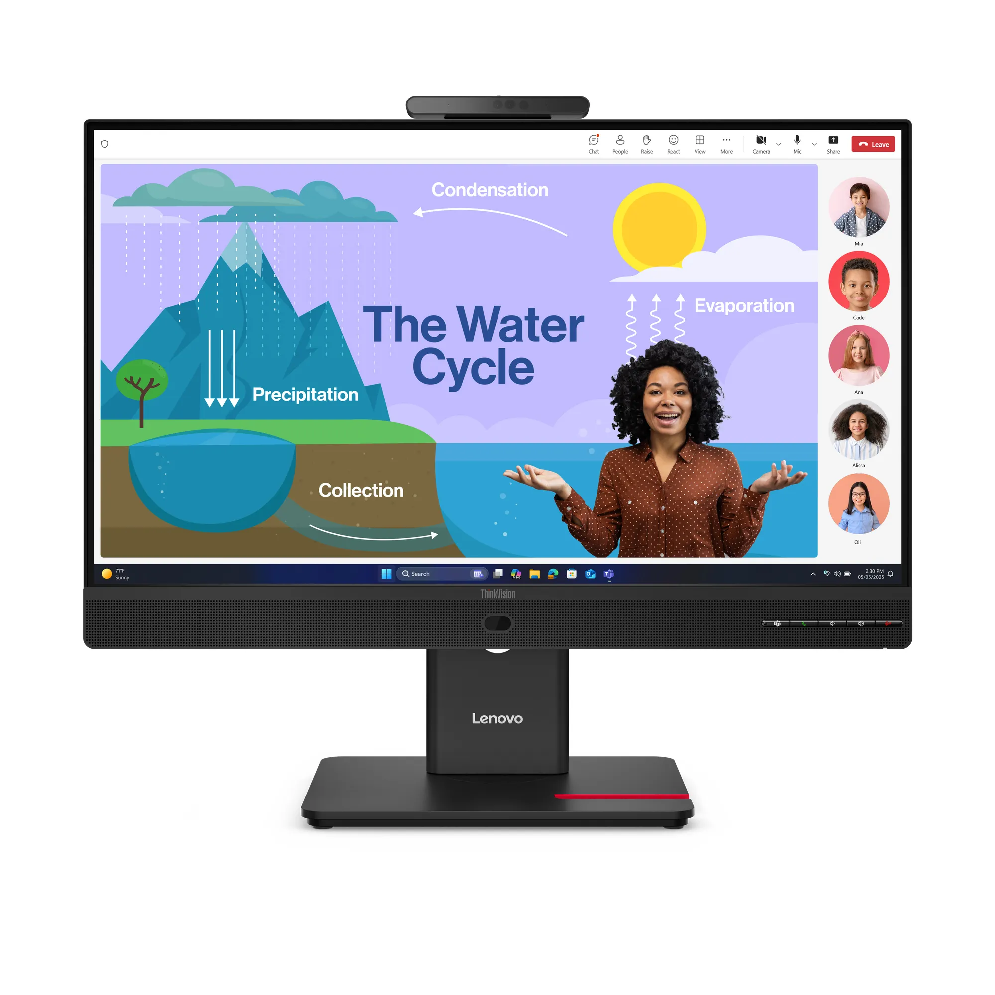 Lenovo ThinkVision T24D-4v 23.8" Full HD, IPS Monitor with USB-C hub