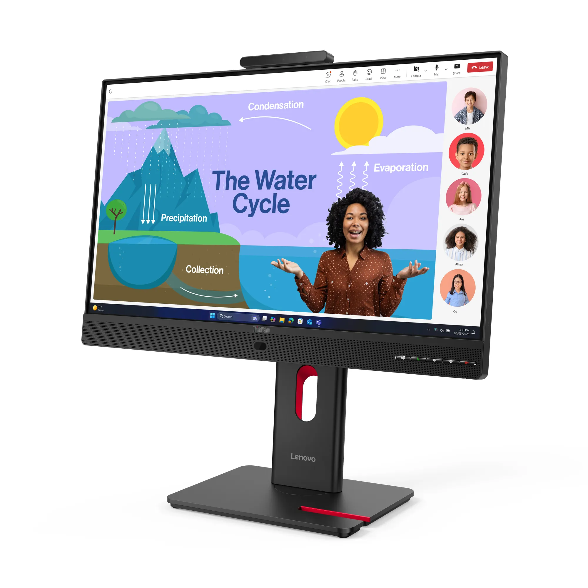 Lenovo ThinkVision T24D-4v 23.8" Full HD, IPS Monitor with USB-C hub