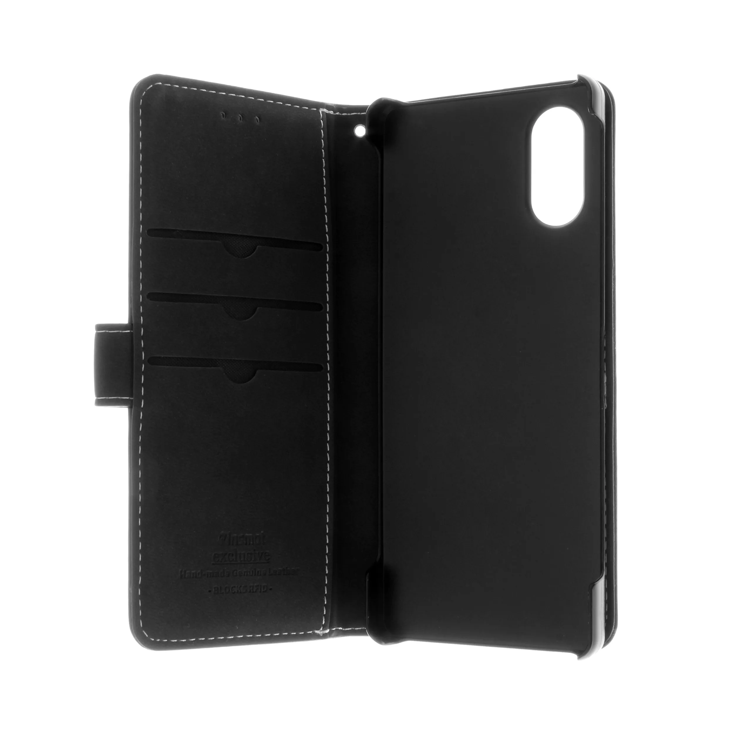 Insmat Flip Case, Xperia 5 V - plånboksfodral, Svart
