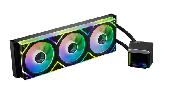 ADATA XPG LEVANTE II 360 ARGB 360 mm vattenkylning f&ouml;r processor, svart