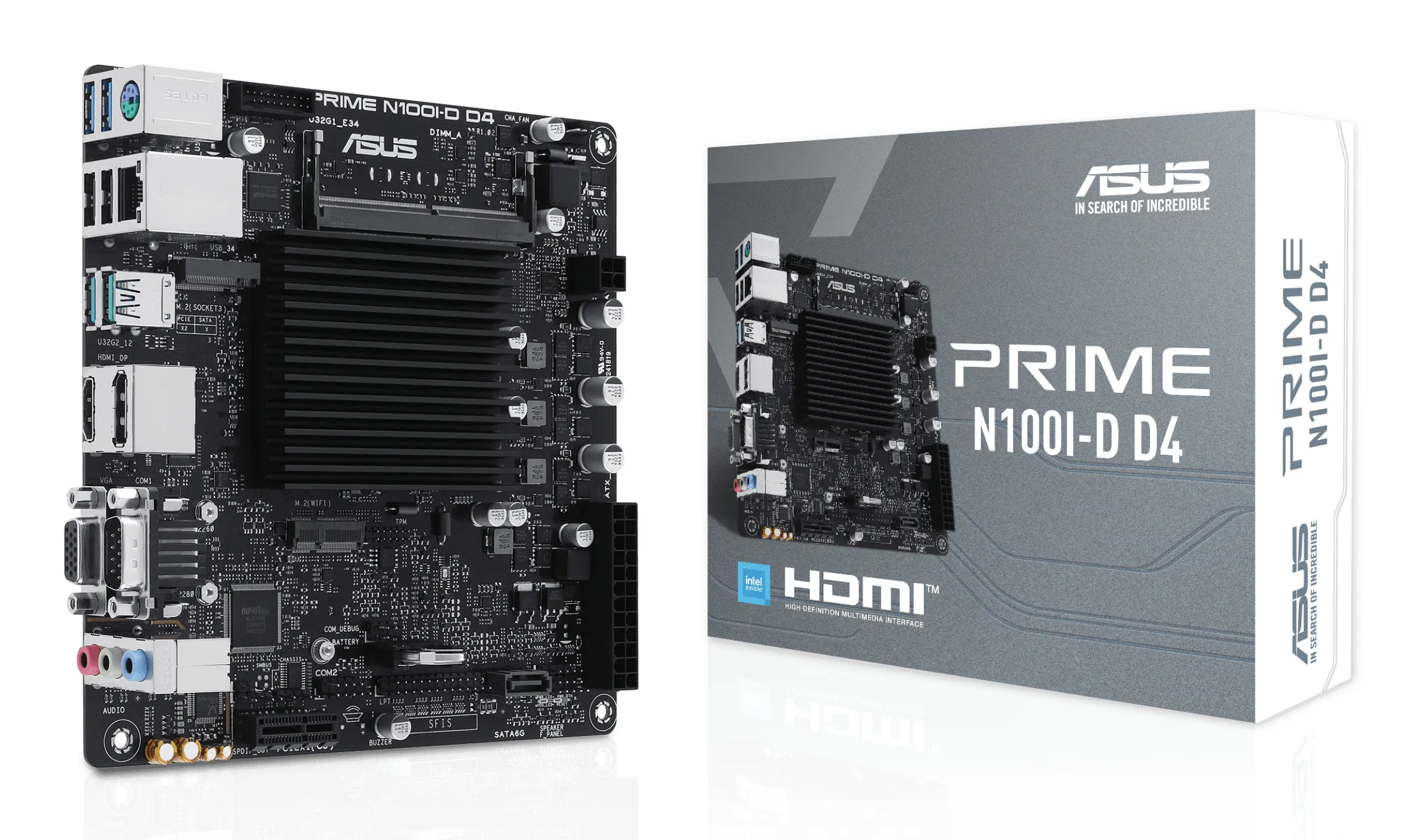 Asus PRIME N100I-D D4 Mini-ITX - motherboard