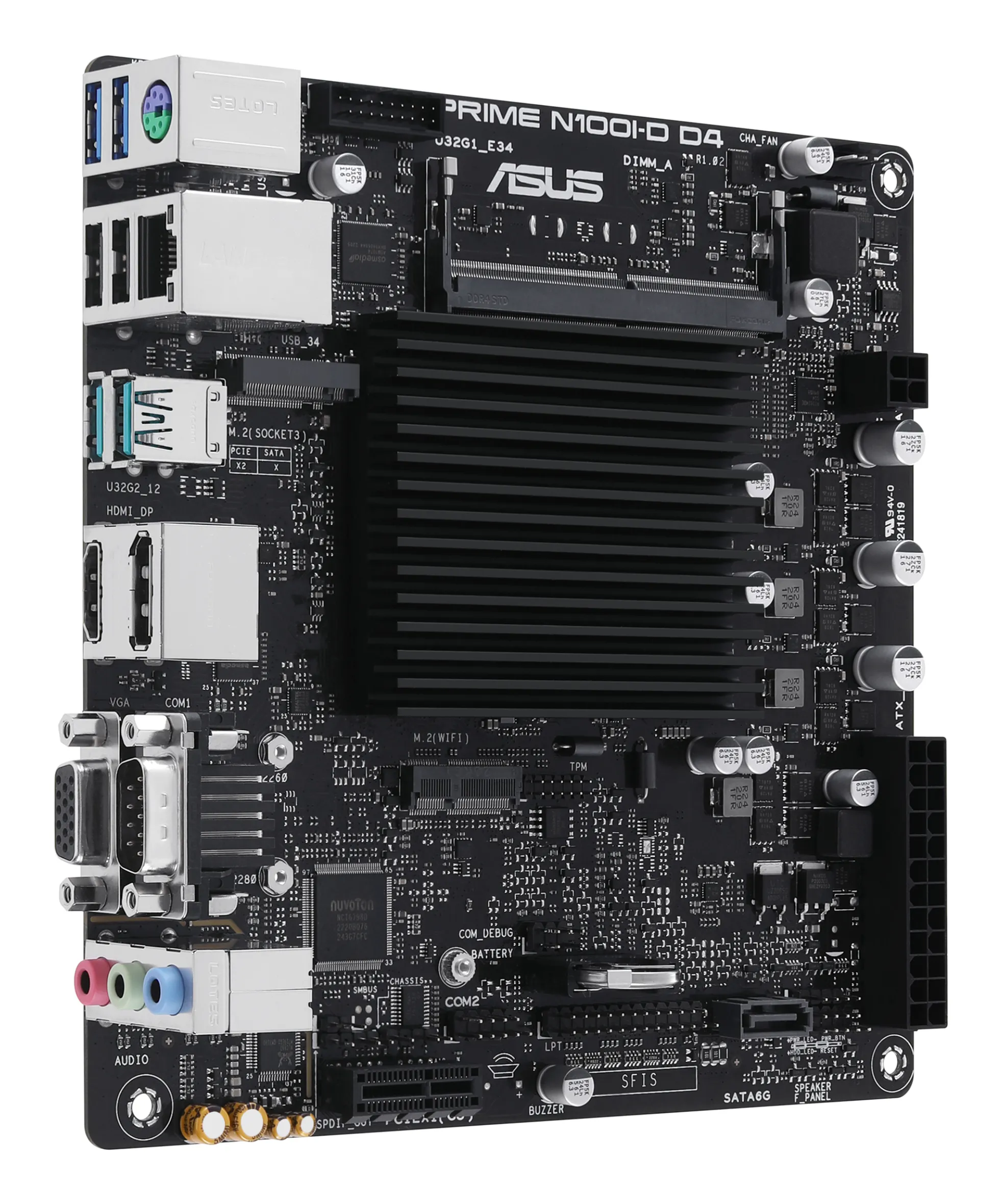 Asus PRIME N100I-D D4 Mini-ITX - motherboard